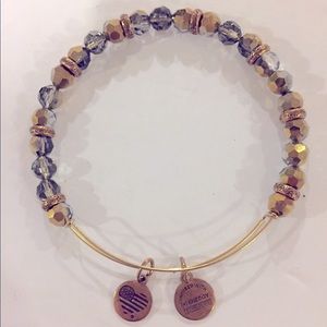 COPY - 🦚 2 / $10  Alex and Ani Blue and Gold Beaded Bracelet